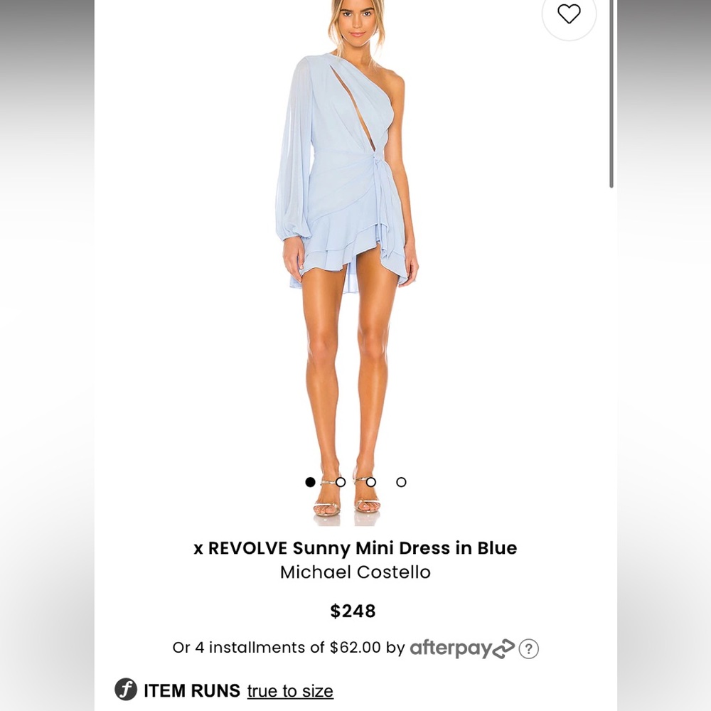 x REVOLVE Sunny Mini Dress in Blue
Michael Costello